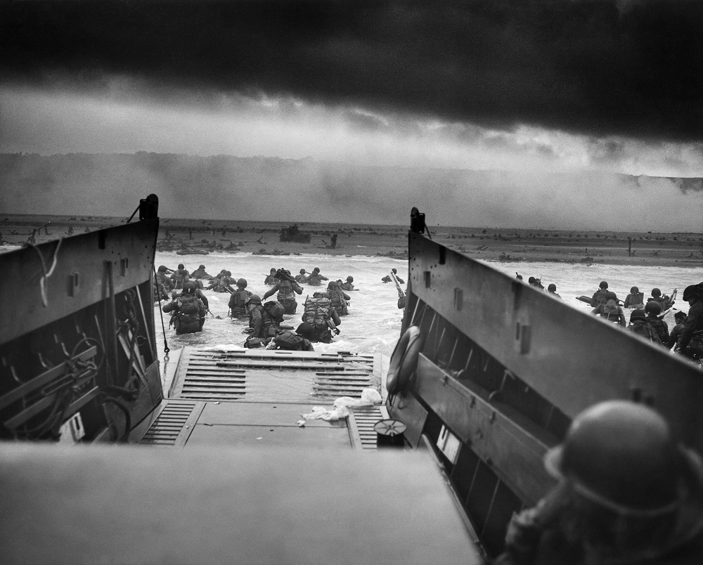 storming the beaches
